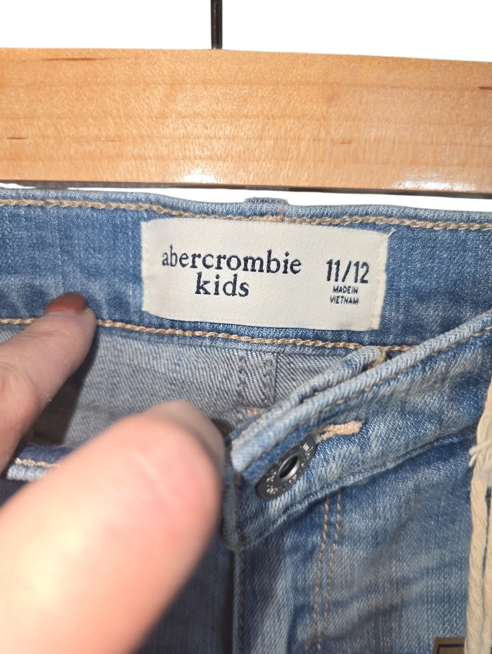 Abercrombie Kids Jean Shorts Bundle Play Length Distressed Patches NWTSize 11/12